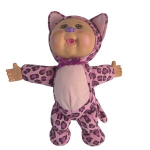 Cabbage Patch Kids Pink Leopard Cat Costume Thumb-Sucking Doll 2011